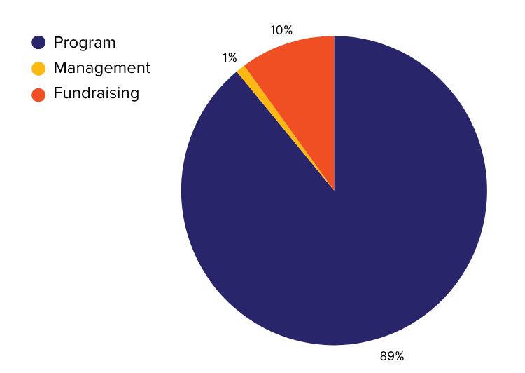 a pie chart illustrating the 2024 Expenses