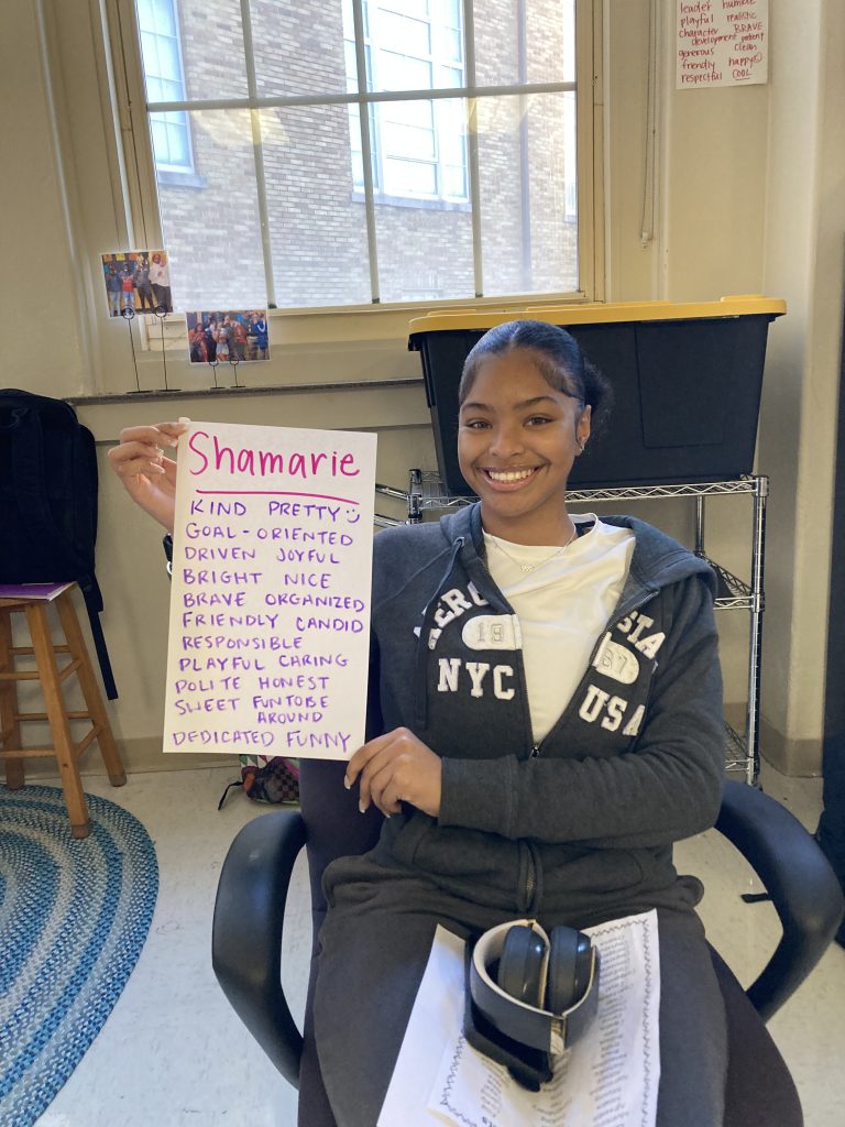 TCP teen posing for camera