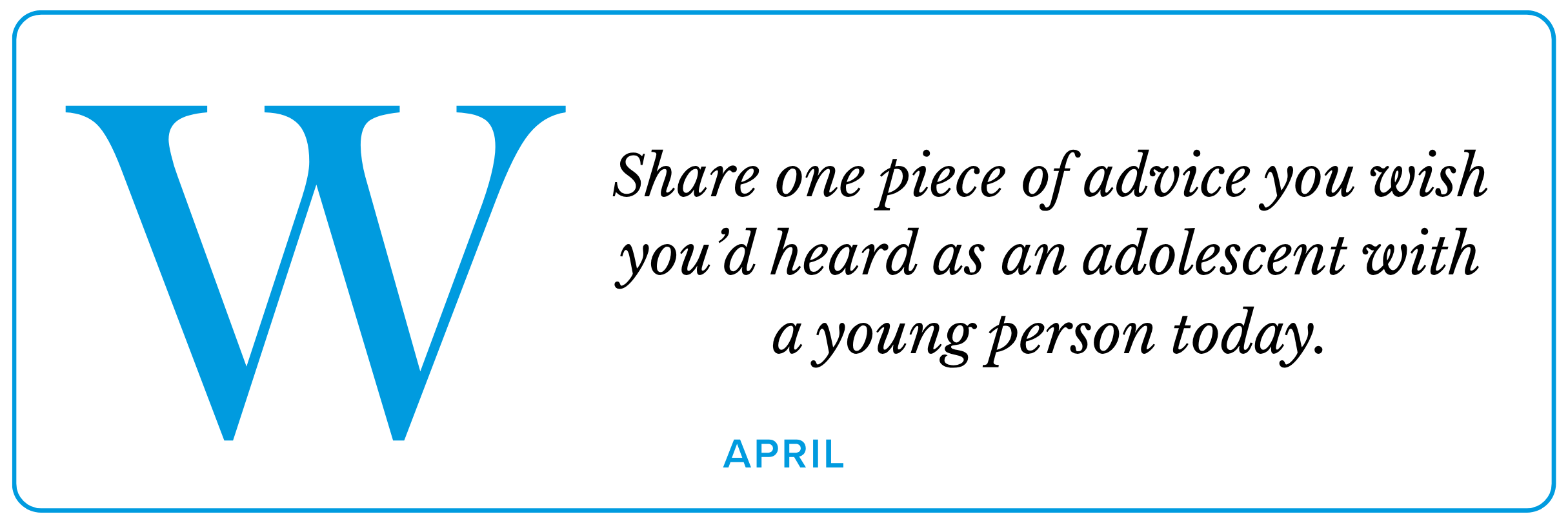April connection game prompt