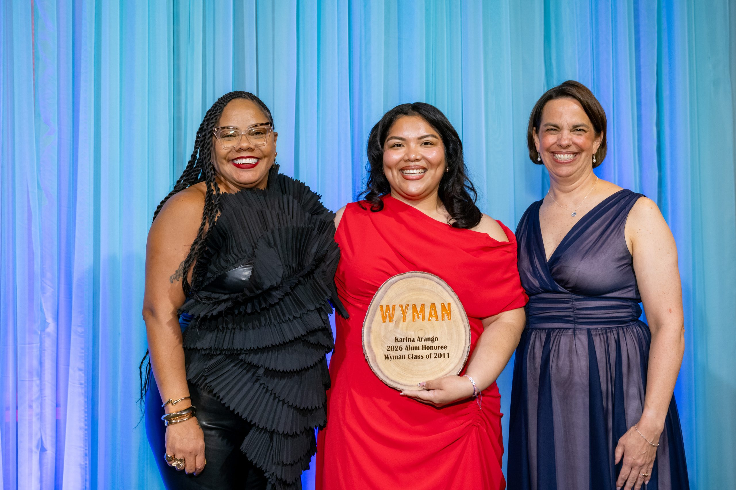 2026 gala honoree Karina accepting award