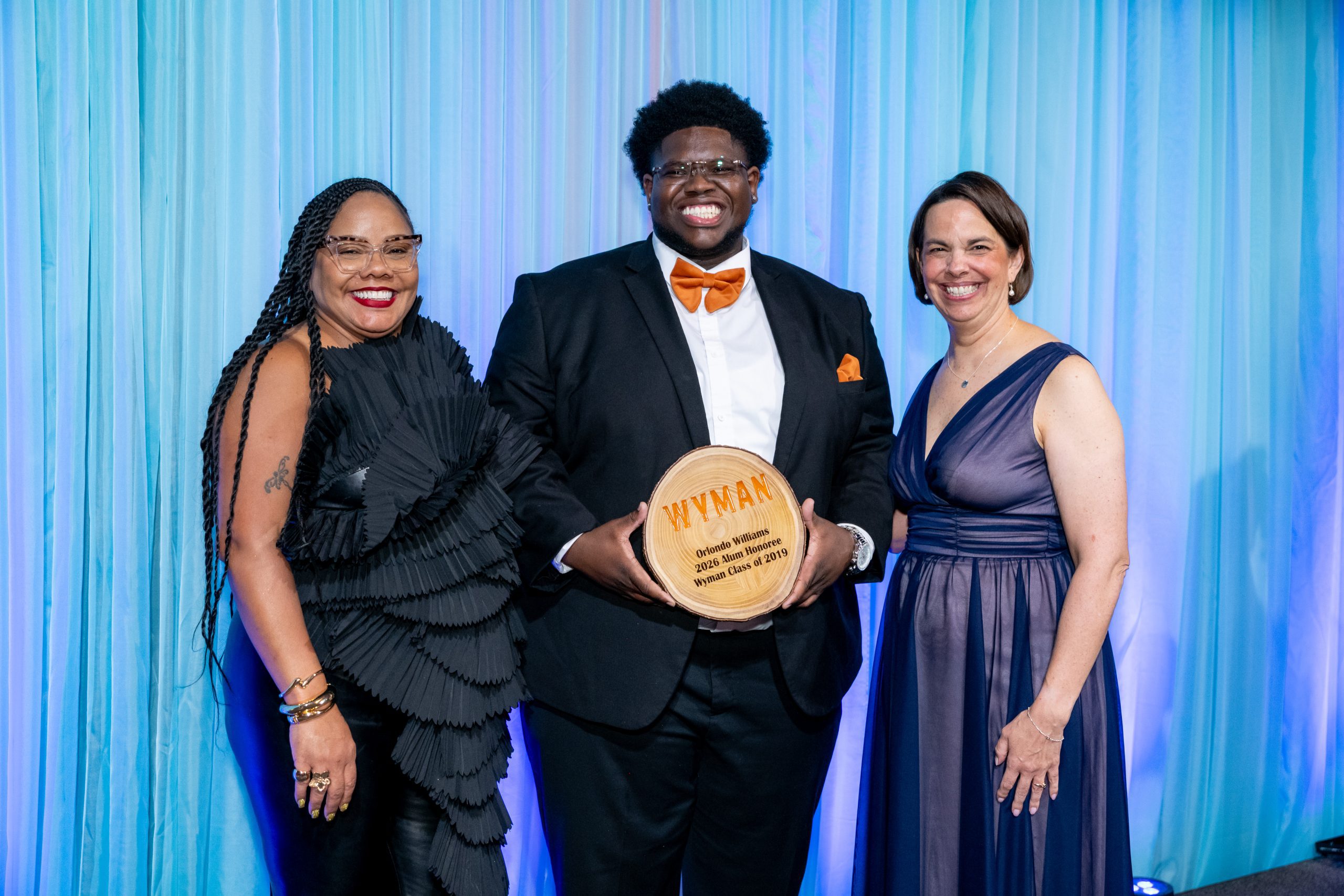 2026 gala honoree Orlondo accepting award