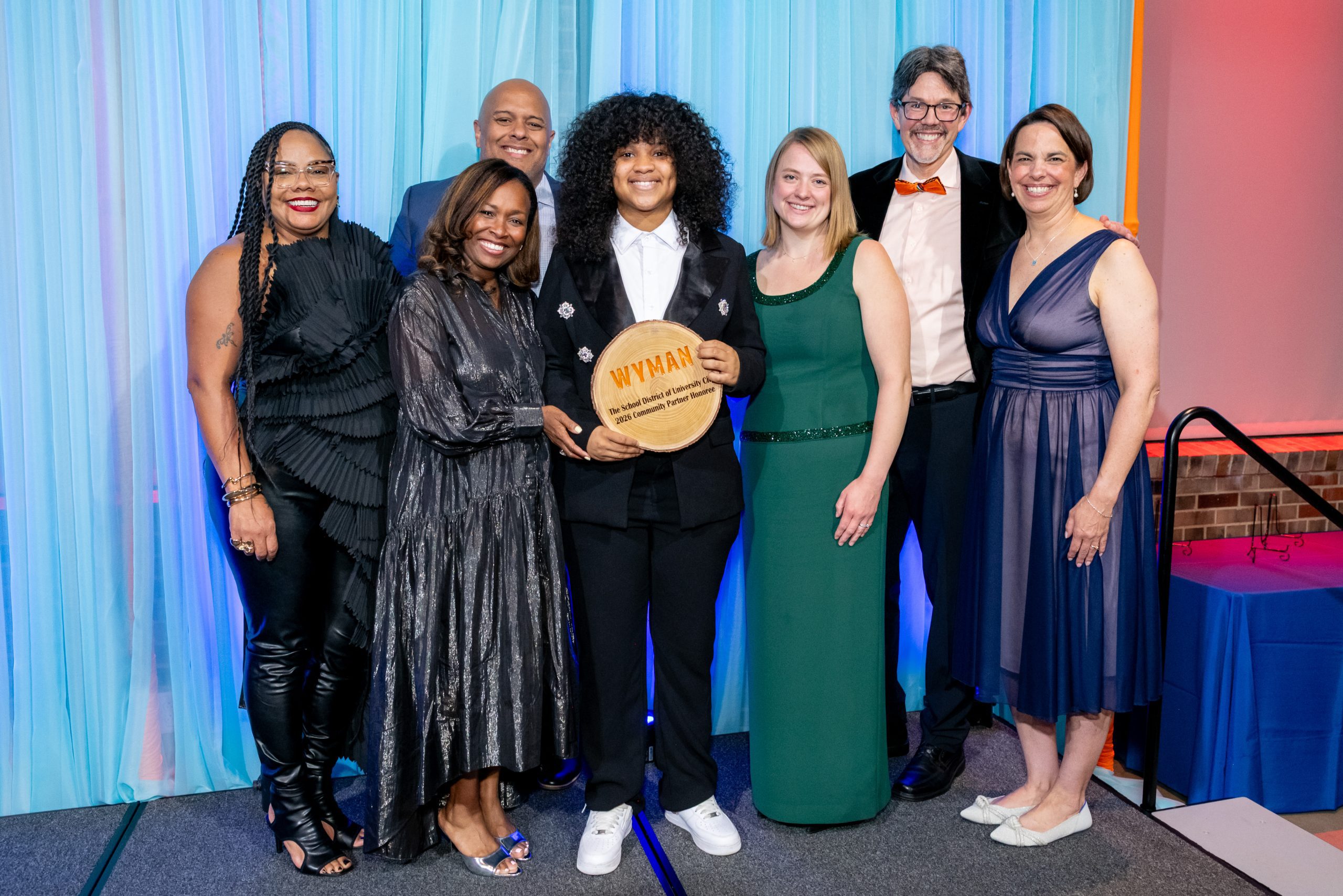 2026 gala honoree SDUC accepting award