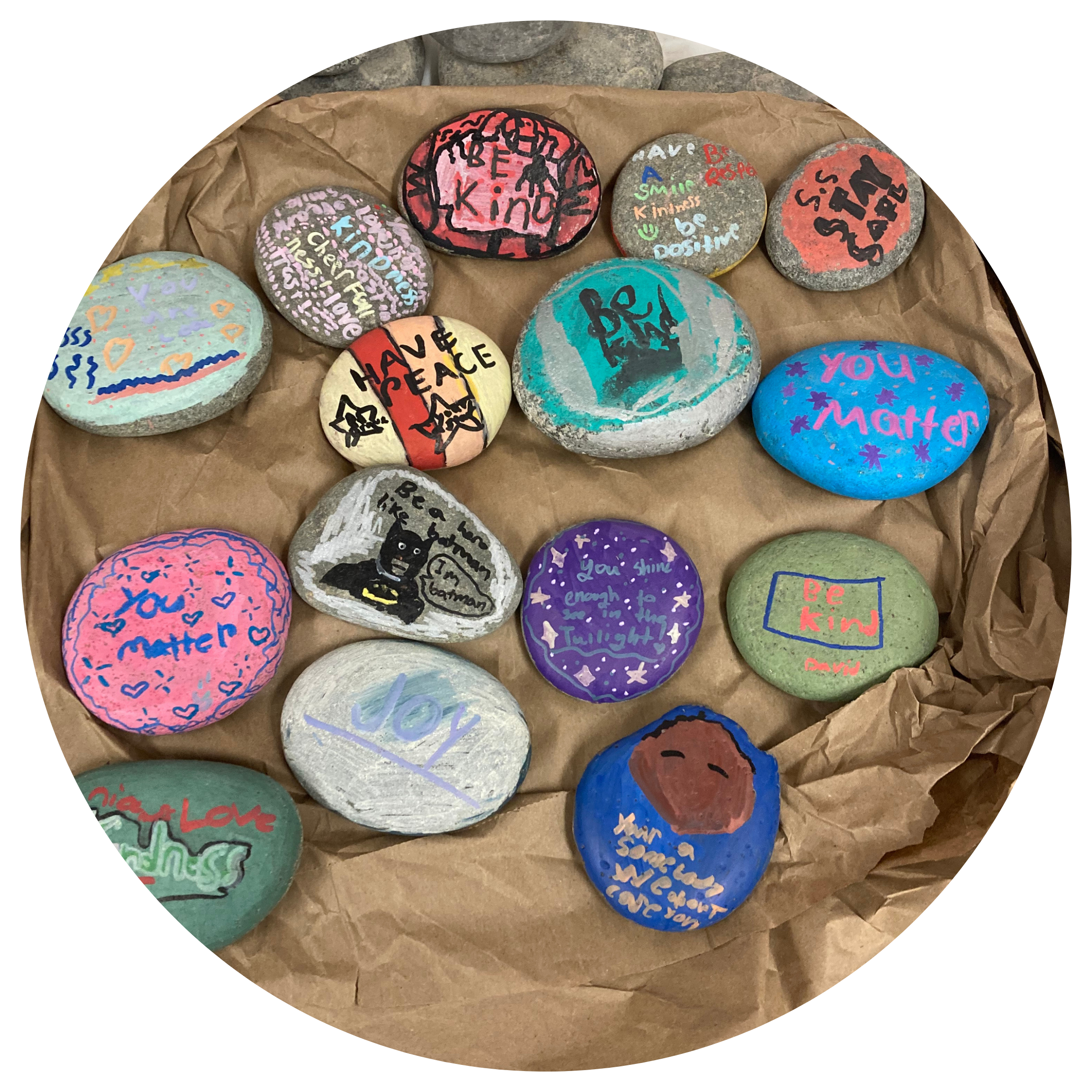 picture of decorated rocks