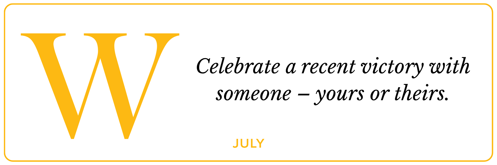 July connection game prompt
